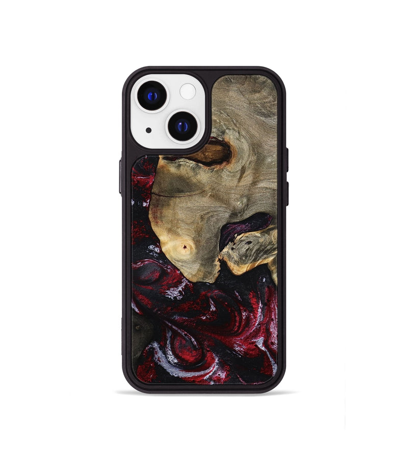 iPhone 13 mini Wood Phone Case - Reese (Red, 797154)