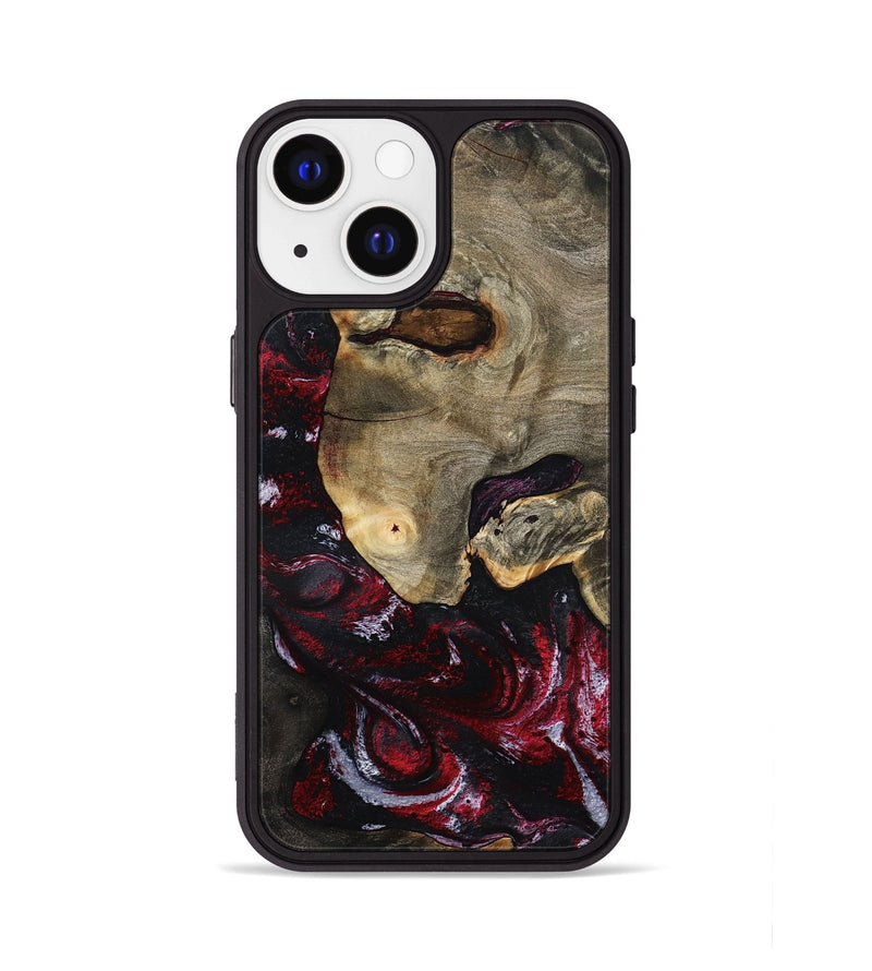 iPhone 13 Wood Phone Case - Reese (Red, 797154)