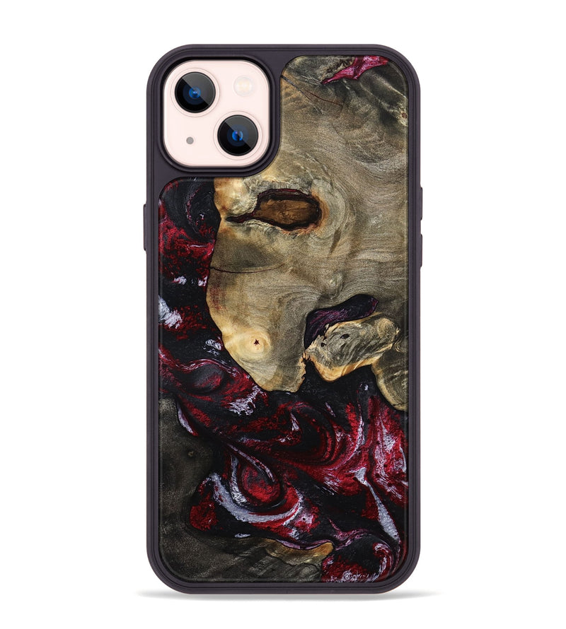 iPhone 14 Plus Wood Phone Case - Reese (Red, 797154)