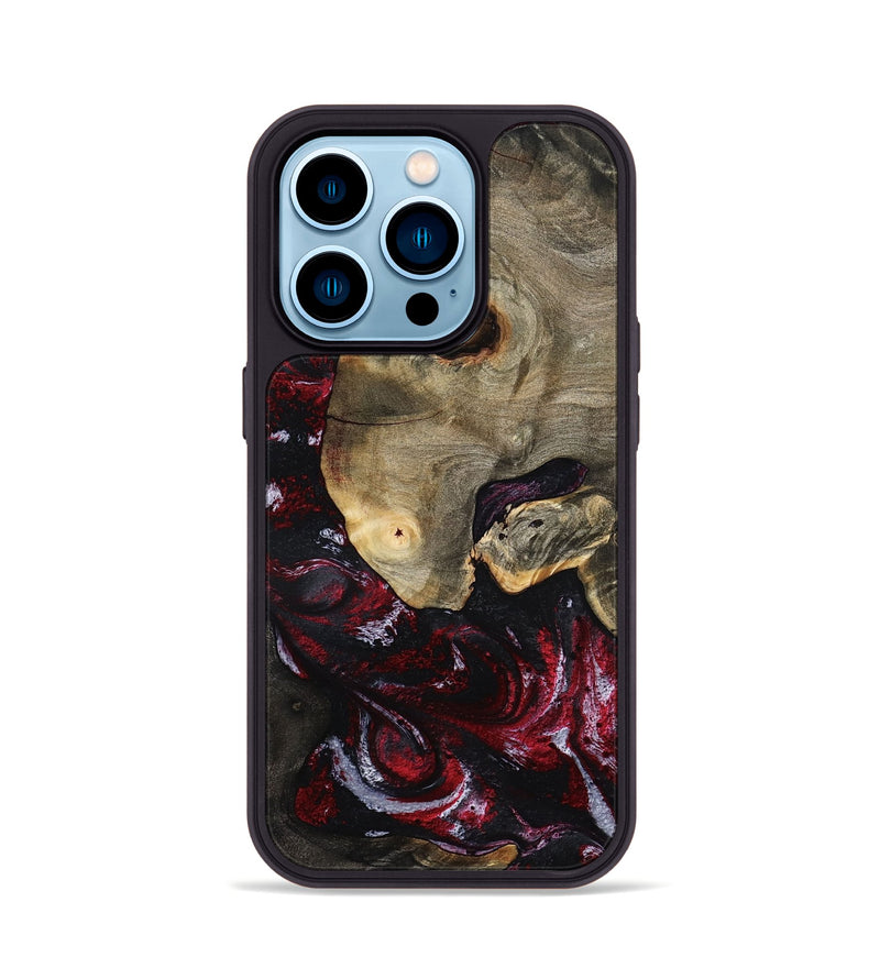 iPhone 14 Pro Wood Phone Case - Reese (Red, 797154)