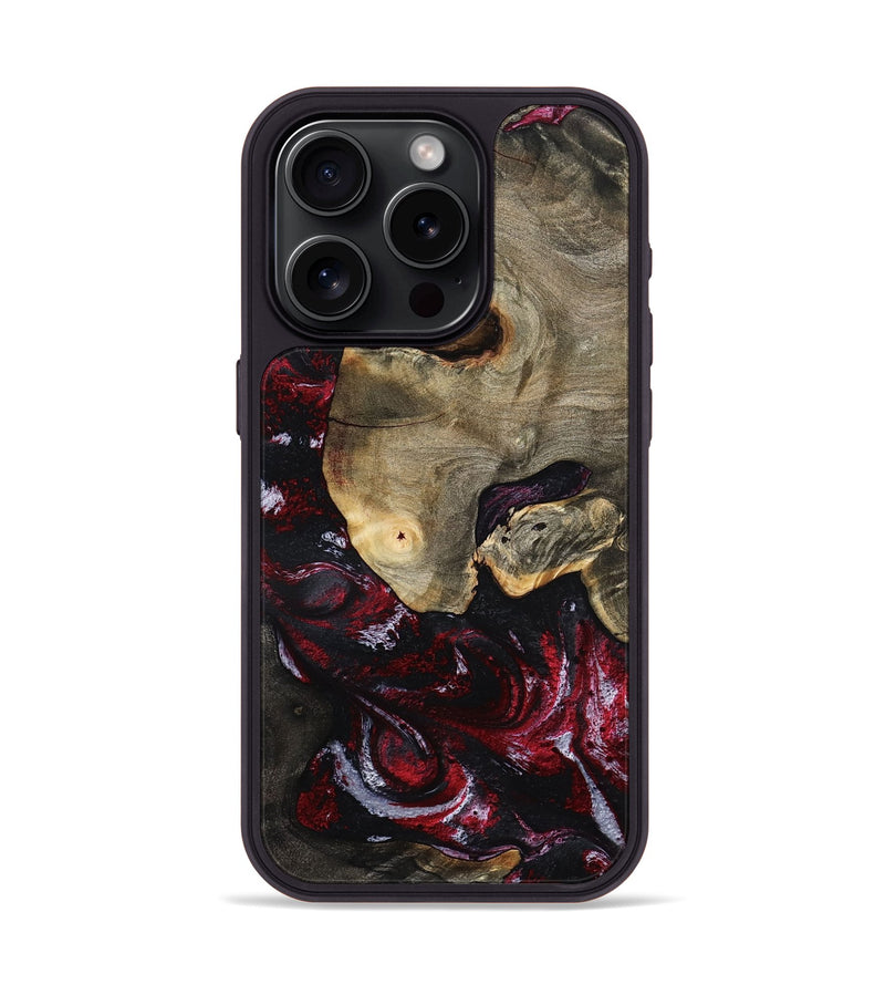 iPhone 15 Pro Wood Phone Case - Reese (Red, 797154)