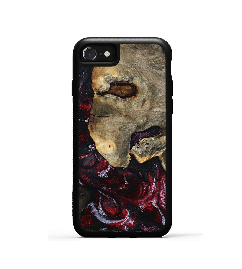 iPhone SE Wood Phone Case - Reese (Red, 797154)