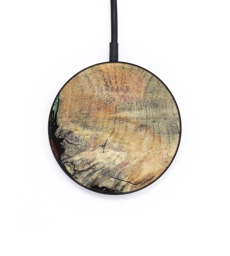 Circle Wood Wireless Charger - Dinah (Red, 797155)