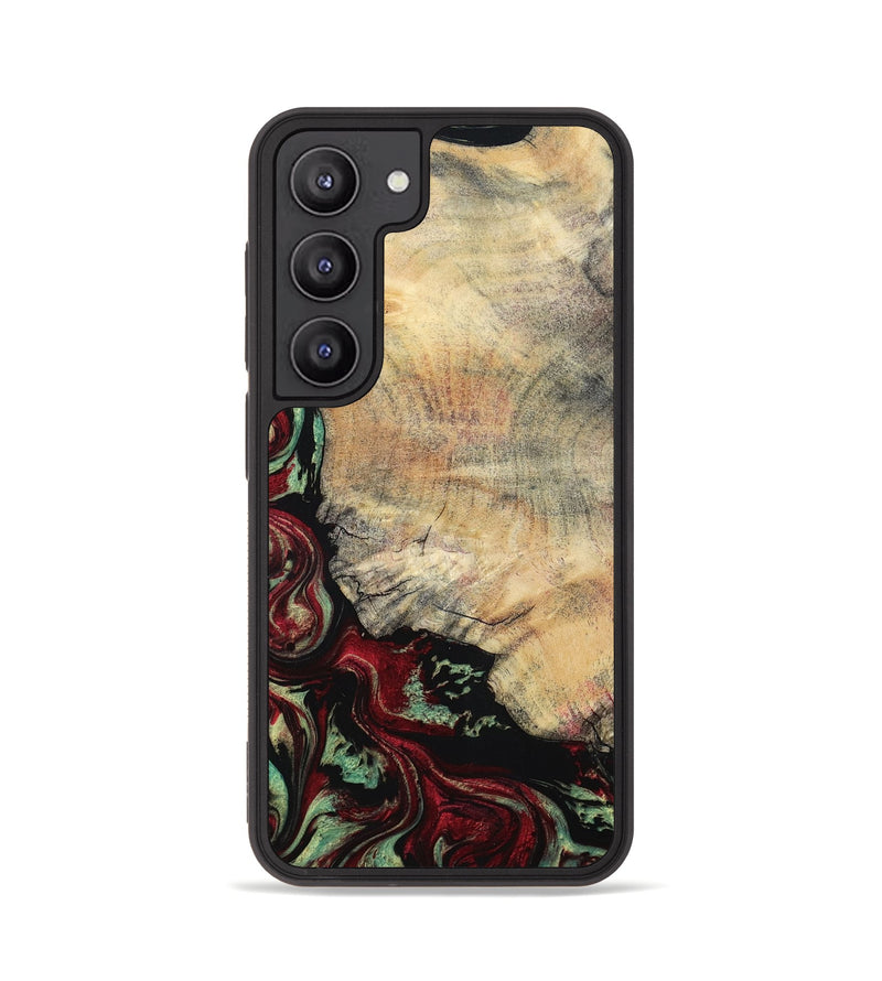 Galaxy S23 Wood Phone Case - Dinah (Red, 797155)