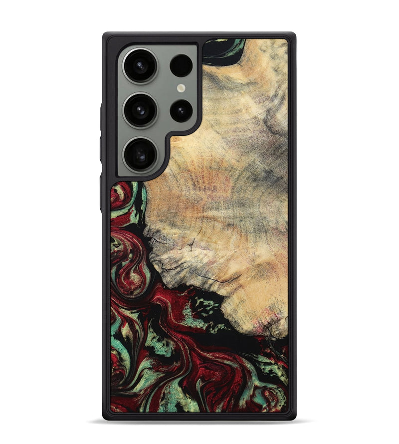 Galaxy S24 Ultra Wood Phone Case - Dinah (Red, 797155)