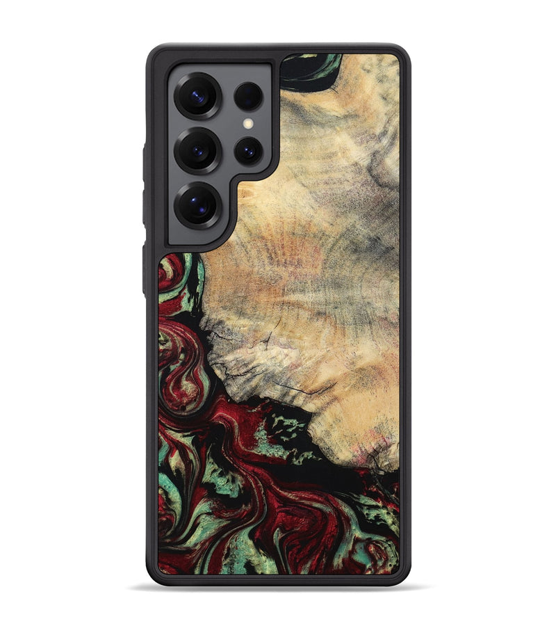 Galaxy S25 Ultra Wood Phone Case - Dinah (Red, 797155)