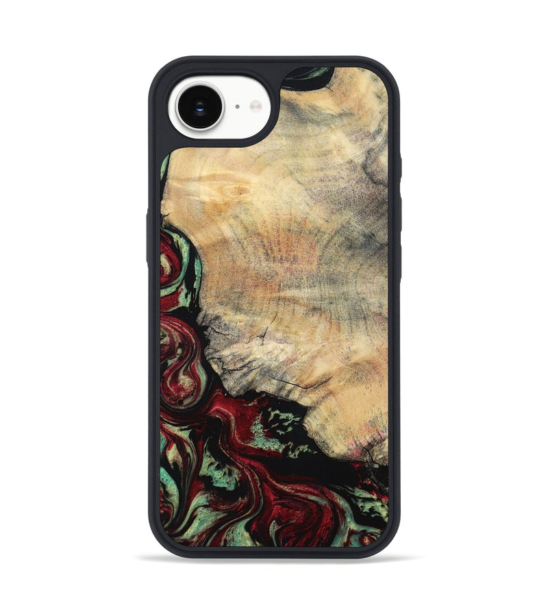 iPhone 16e Wood Phone Case - Dinah (Red, 797155)