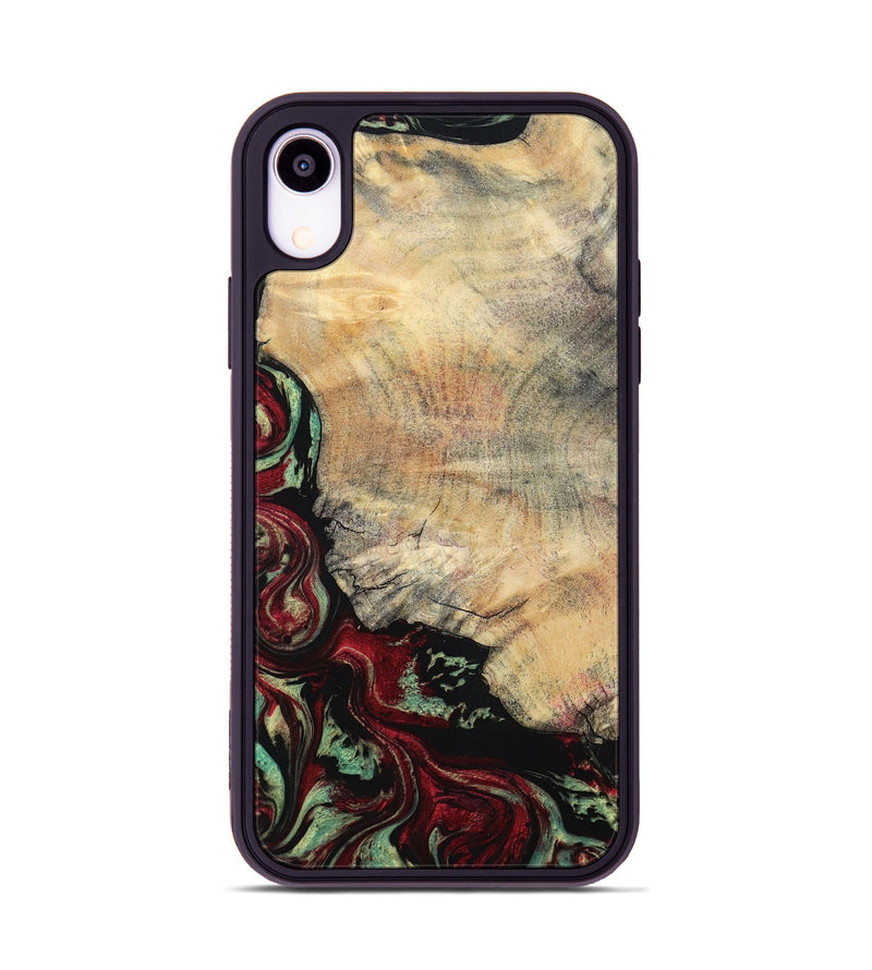 iPhone Xr Wood Phone Case - Dinah (Red, 797155)