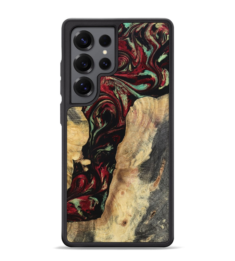 Galaxy S25 Ultra Wood Phone Case - Kaiden (Red, 797156)