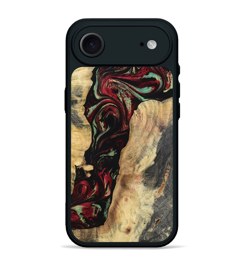 iPhone 17 Air Wood Phone Case - Kaiden (Red, 797156)