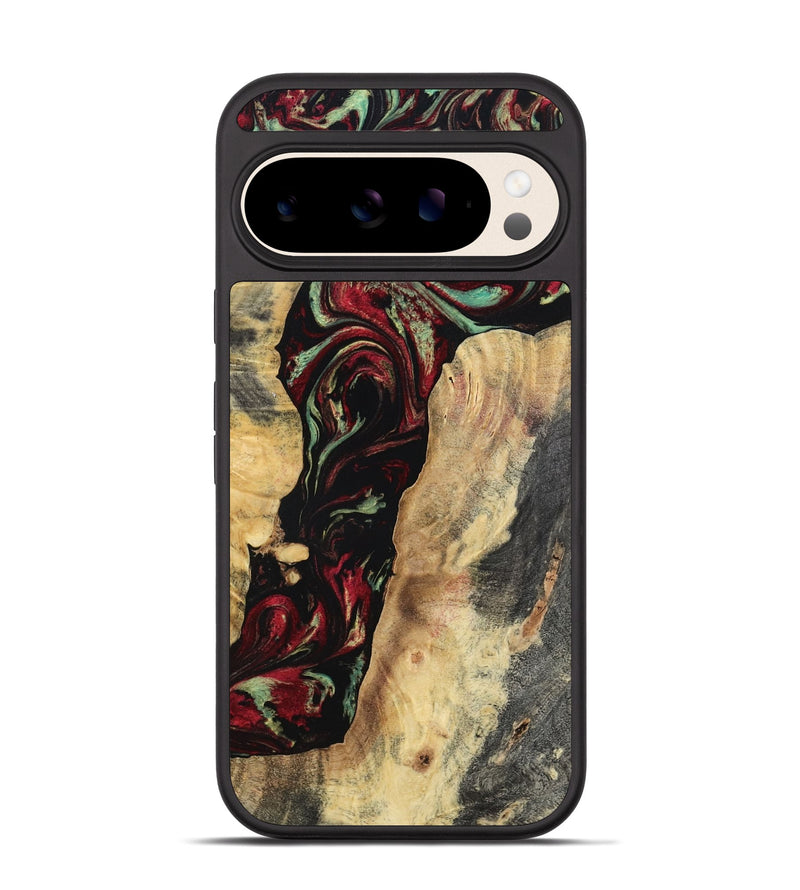 Pixel 10 Wood Phone Case - Kaiden (Red, 797156)