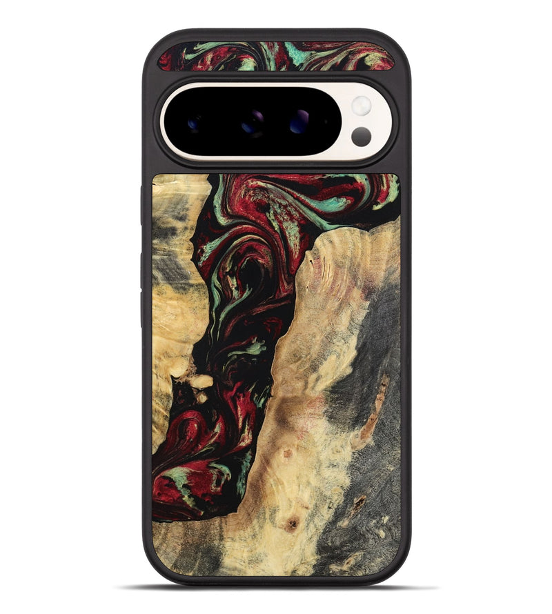Pixel 10 Pro XL Wood Phone Case - Kaiden (Red, 797156)