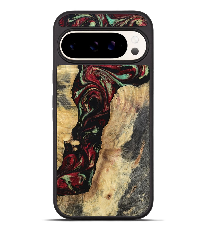 Pixel 9 Pro XL Wood Phone Case - Kaiden (Red, 797156)