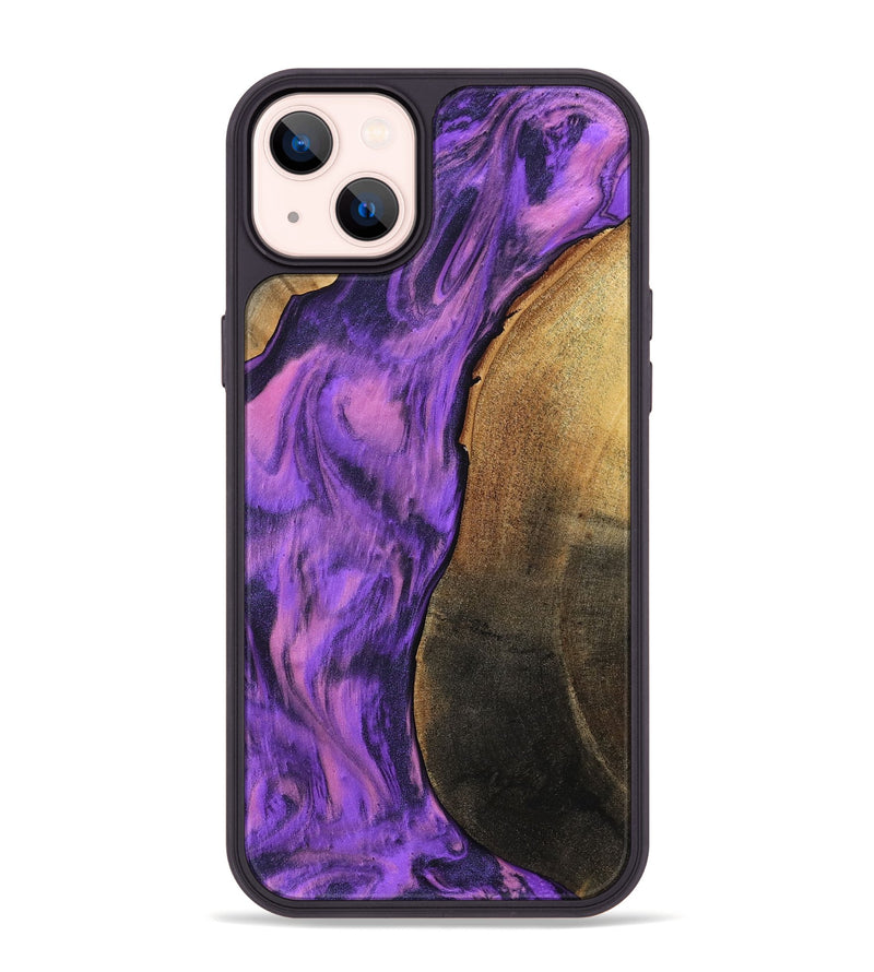 iPhone 14 Plus Wood Phone Case - Cori (Purple, 797161)