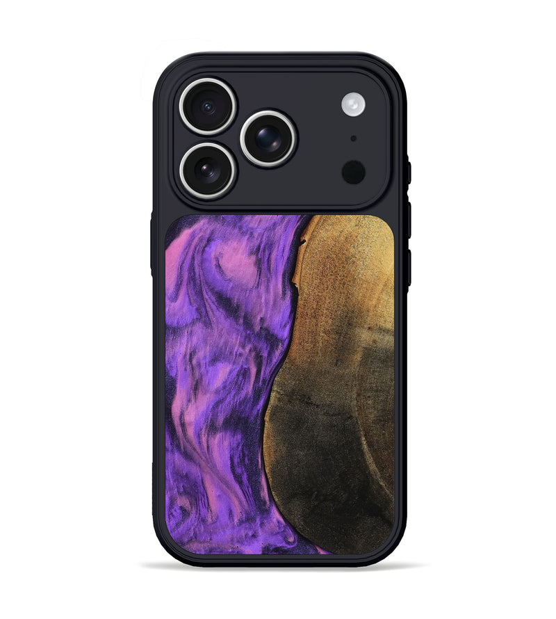 iPhone 17 Pro Wood Phone Case - Cori (Purple, 797161)