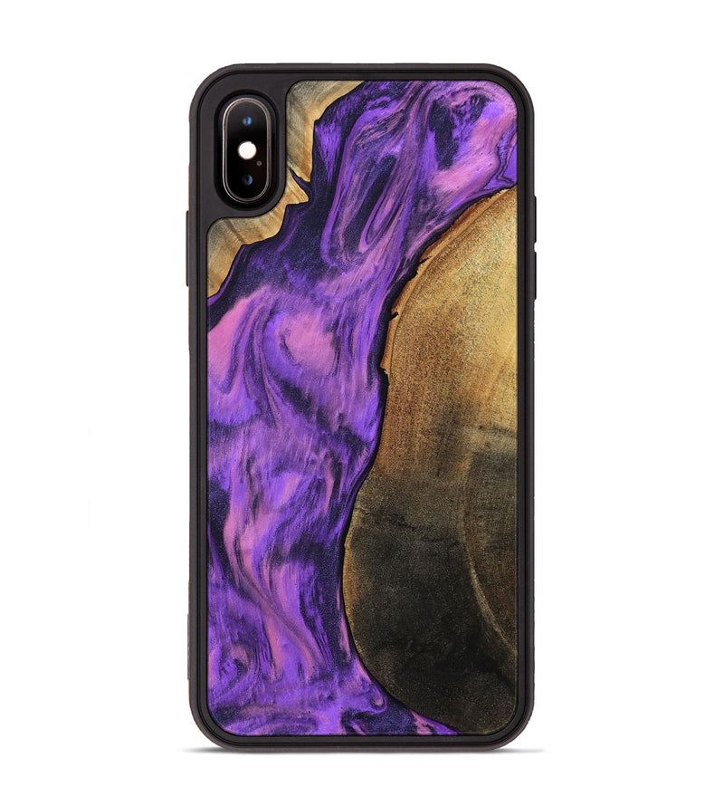 iPhone Xs Max Wood Phone Case - Cori (Purple, 797161)