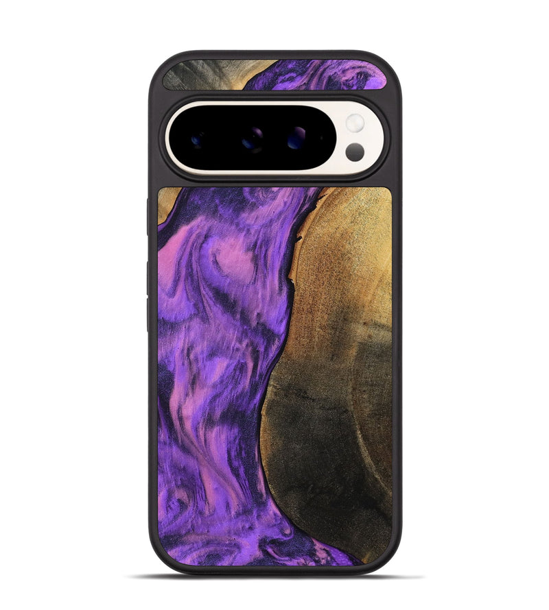 Pixel 9 Pro Wood Phone Case - Cori (Purple, 797161)