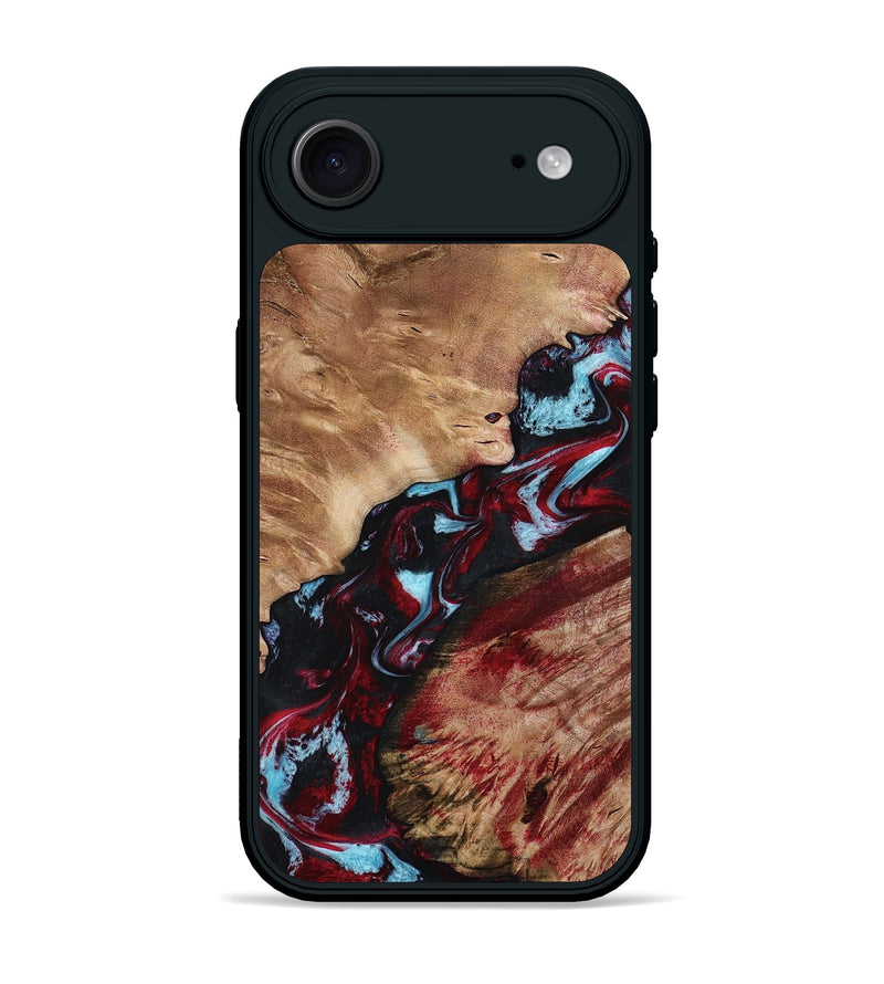 iPhone 17 Air Wood Phone Case - Gerald (Red, 797167)