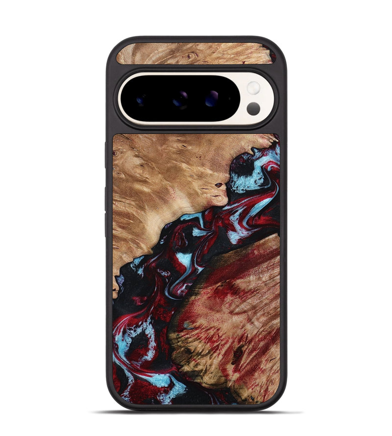 Pixel 9 Pro Wood Phone Case - Gerald (Red, 797167)