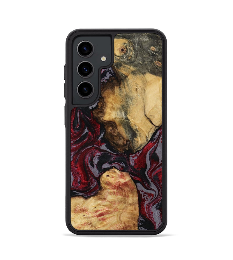 Galaxy S24 Wood Phone Case - Evalyn (Red, 797168)
