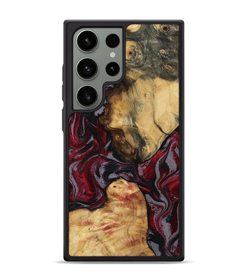Galaxy S24 Ultra Wood Phone Case - Evalyn (Red, 797168)