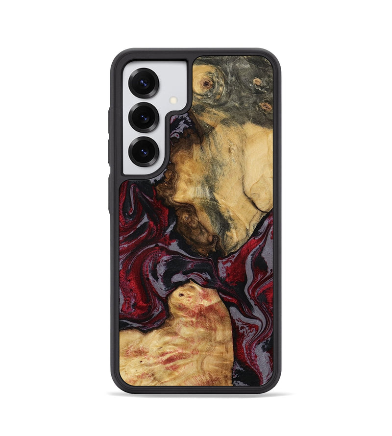 Galaxy S25 Wood Phone Case - Evalyn (Red, 797168)