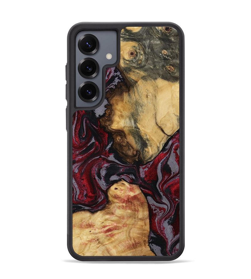 Galaxy S25 Plus Wood Phone Case - Evalyn (Red, 797168)