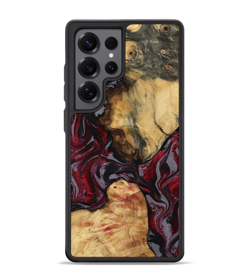 Galaxy S25 Ultra Wood Phone Case - Evalyn (Red, 797168)
