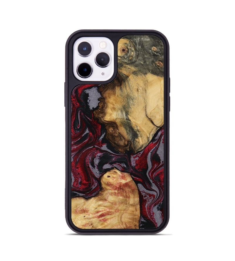 iPhone 11 Pro Wood Phone Case - Evalyn (Red, 797168)