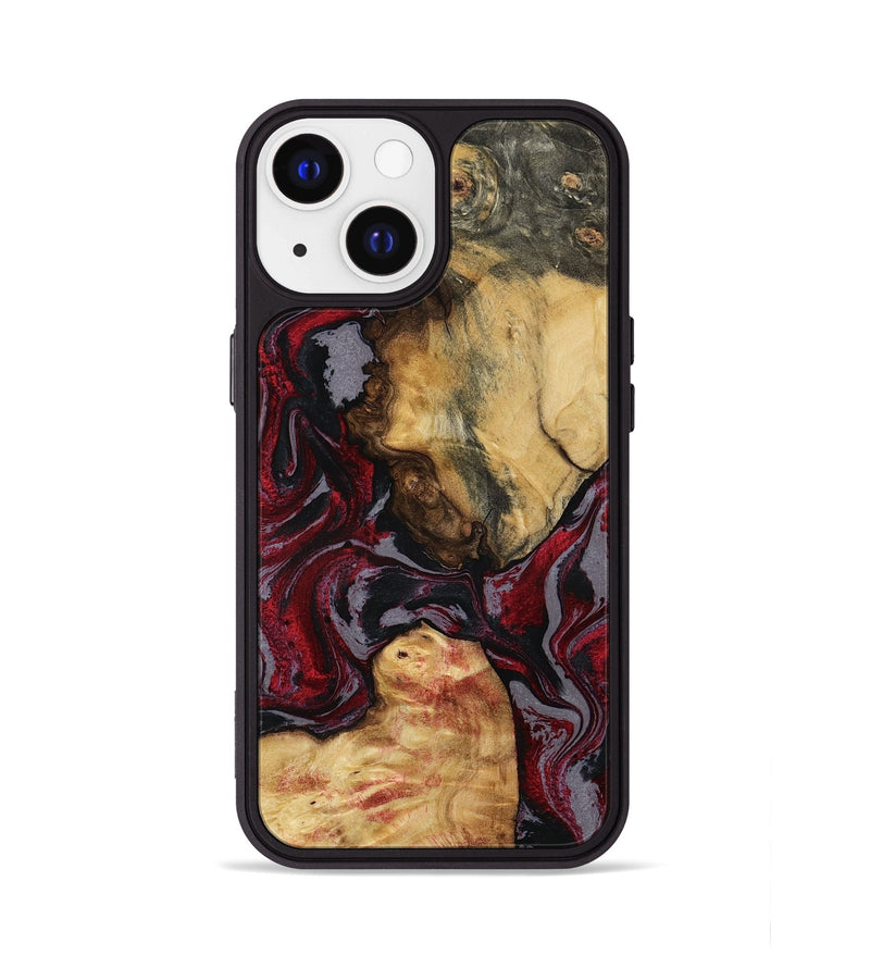 iPhone 13 Wood Phone Case - Evalyn (Red, 797168)