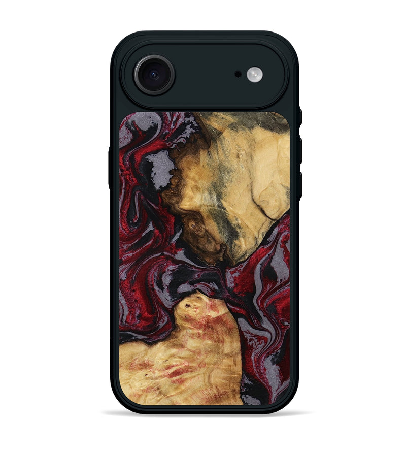 iPhone 17 Air Wood Phone Case - Evalyn (Red, 797168)