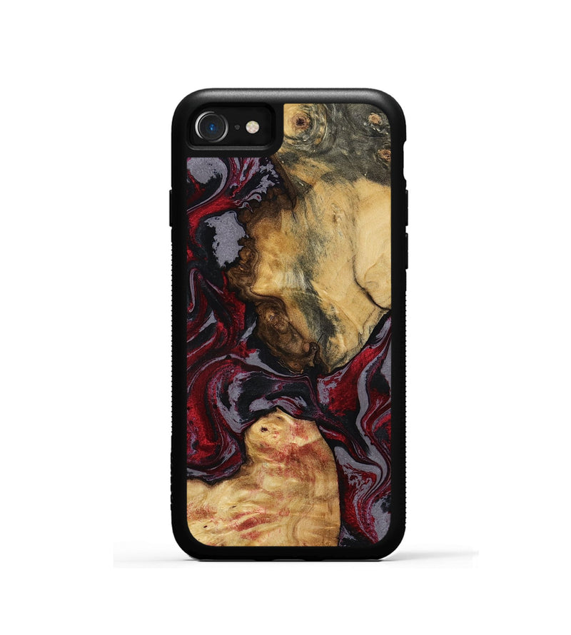 iPhone SE Wood Phone Case - Evalyn (Red, 797168)