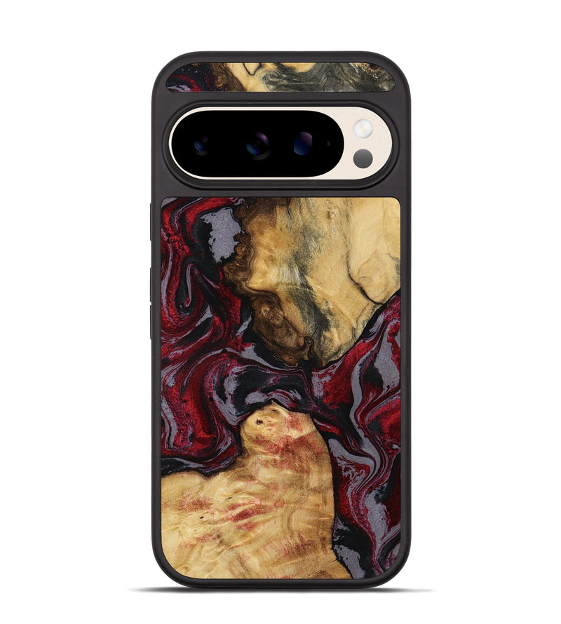 Pixel 10 Wood Phone Case - Evalyn (Red, 797168)