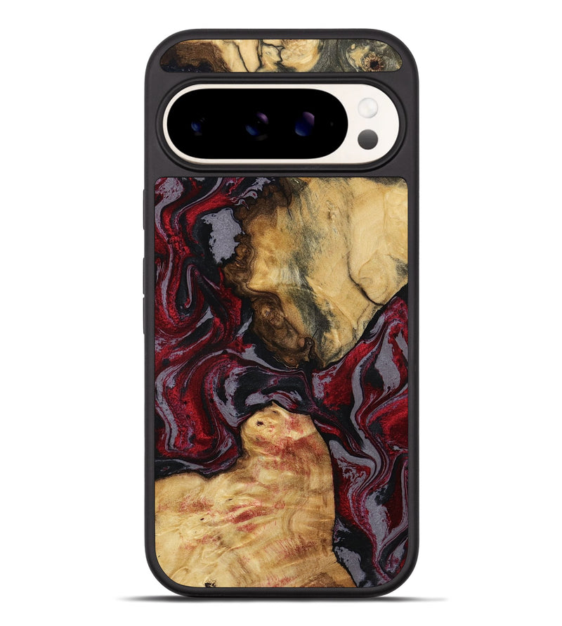 Pixel 9 Pro XL Wood Phone Case - Evalyn (Red, 797168)