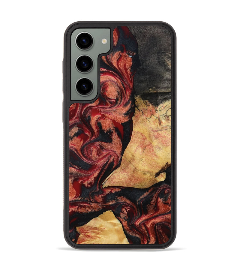Galaxy S23 Plus Wood Phone Case - Cain (Red, 797171)