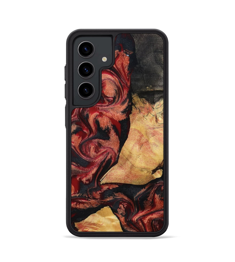 Galaxy S24 Wood Phone Case - Cain (Red, 797171)