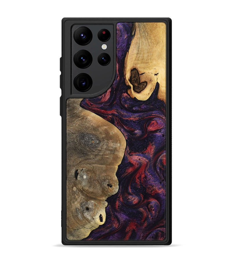 Galaxy S22 Ultra Wood Phone Case - Angus (Purple, 797173)