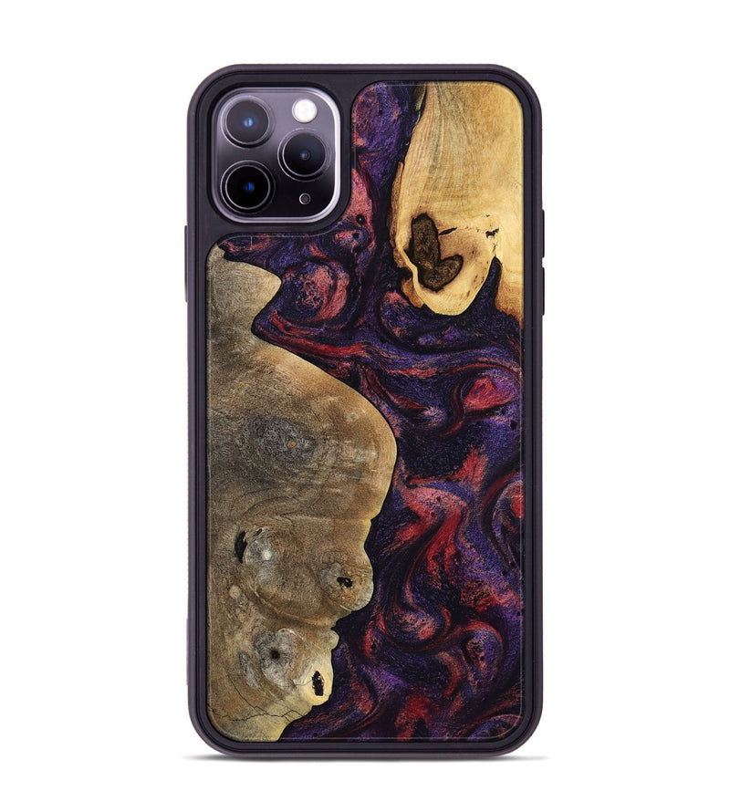 iPhone 11 Pro Max Wood Phone Case - Angus (Purple, 797173)