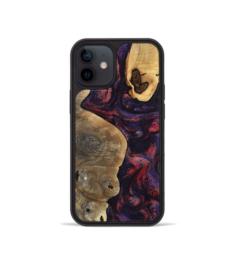 iPhone 12 mini Wood Phone Case - Angus (Purple, 797173)