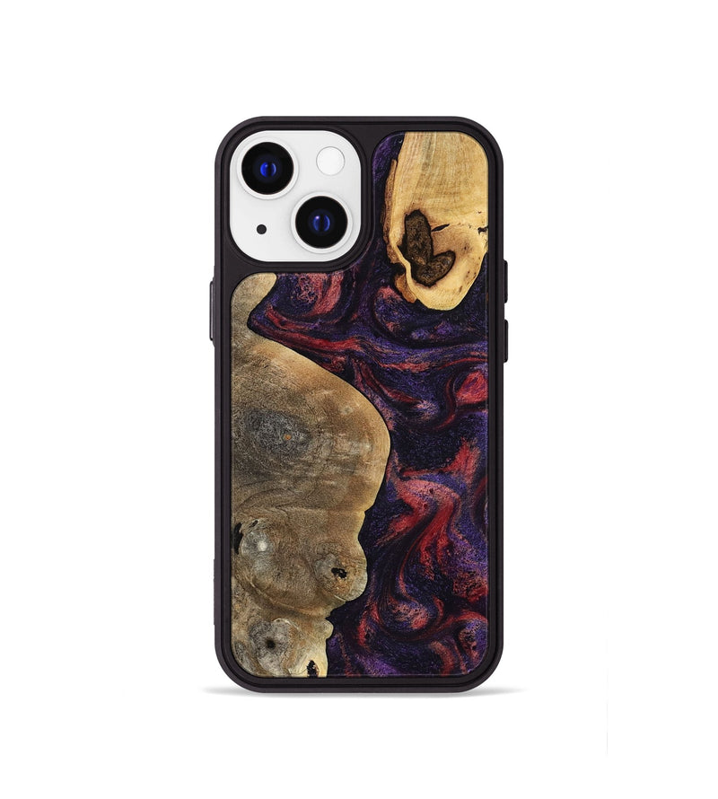 iPhone 13 mini Wood Phone Case - Angus (Purple, 797173)