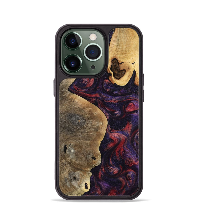 iPhone 13 Pro Wood Phone Case - Angus (Purple, 797173)