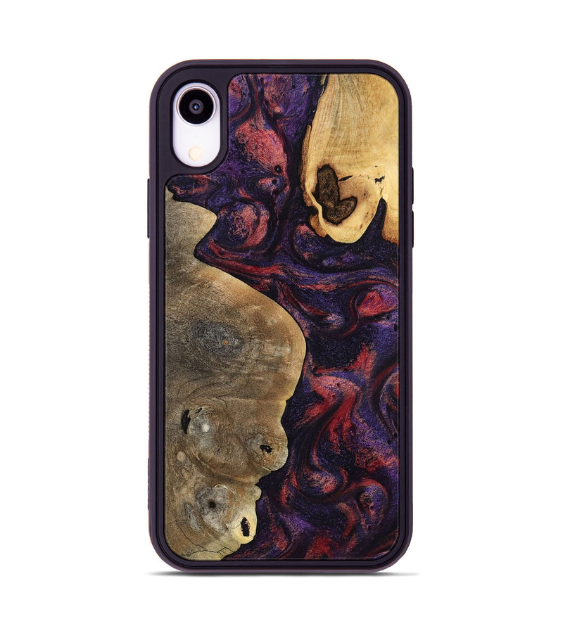 iPhone Xr Wood Phone Case - Angus (Purple, 797173)