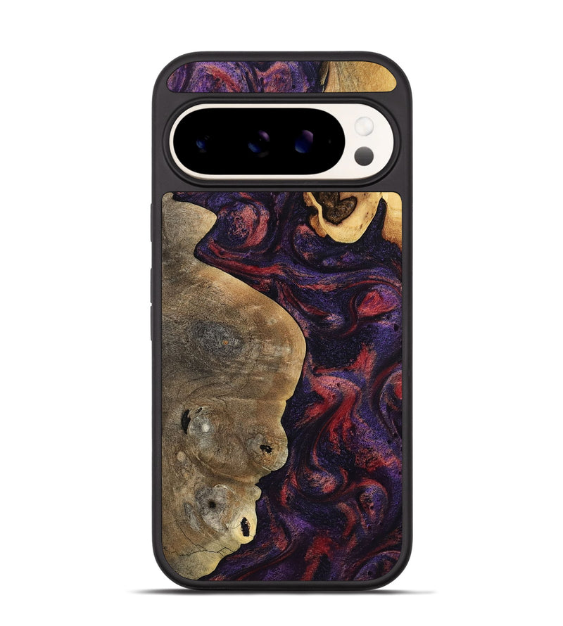 Pixel 9 Wood Phone Case - Angus (Purple, 797173)
