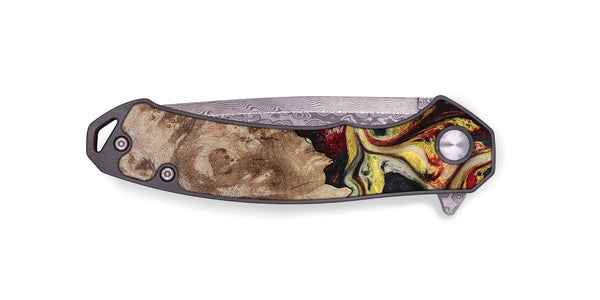 EDC Wood Pocket Knife - Kylan (Red, 797175)