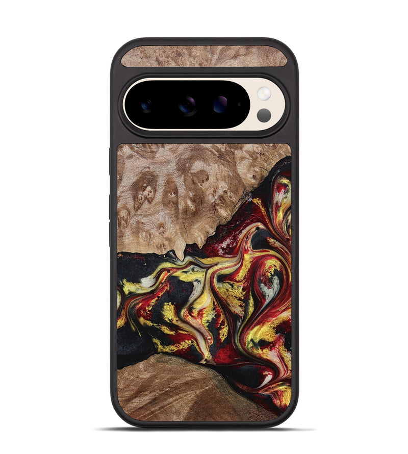 Pixel 10 Wood Phone Case - Kylan (Red, 797175)