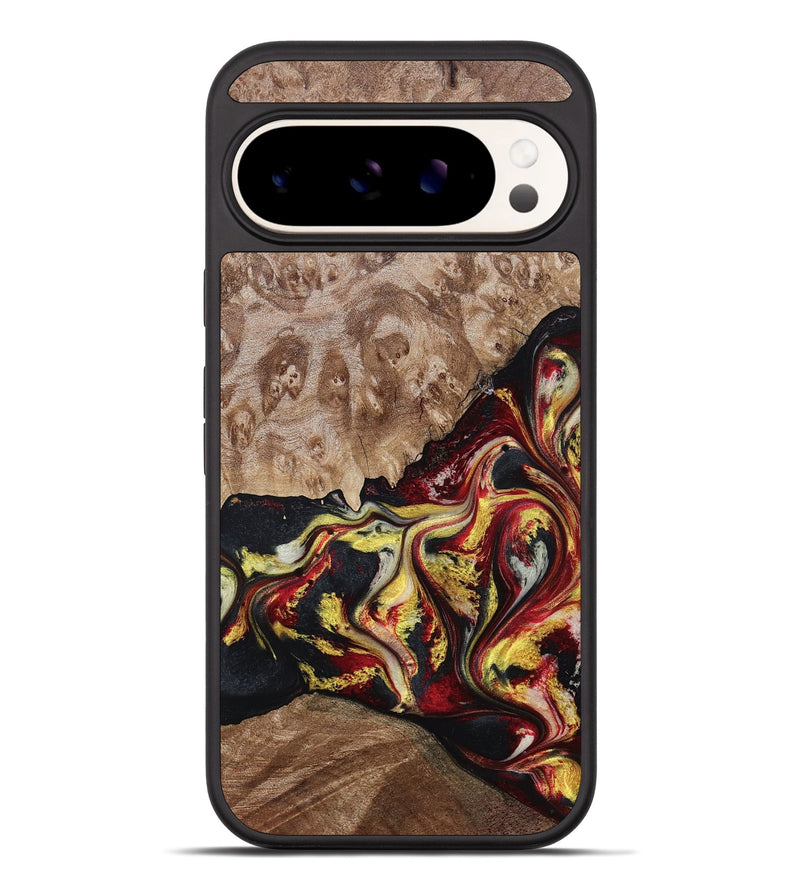 Pixel 10 Pro XL Wood Phone Case - Kylan (Red, 797175)