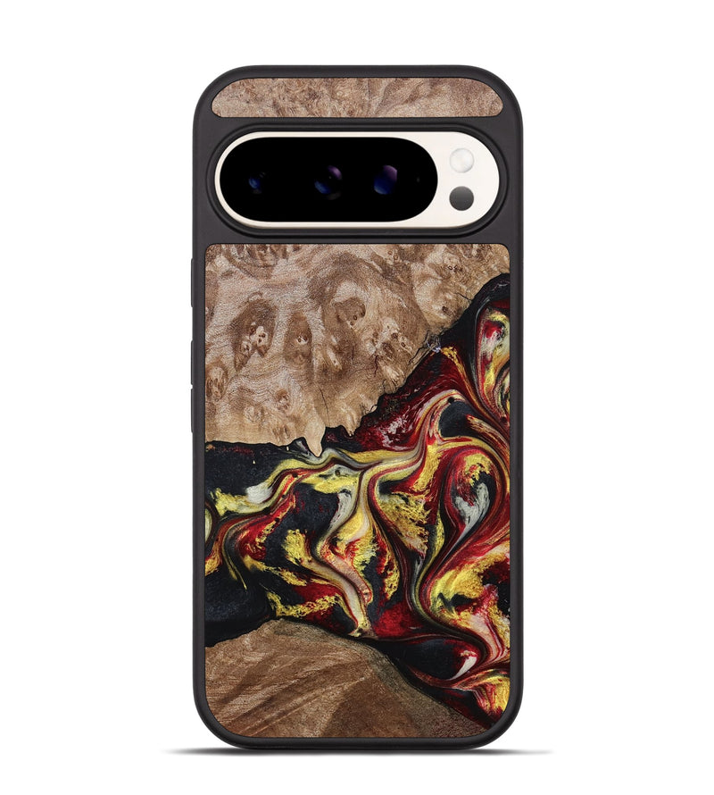 Pixel 9 Pro Wood Phone Case - Kylan (Red, 797175)