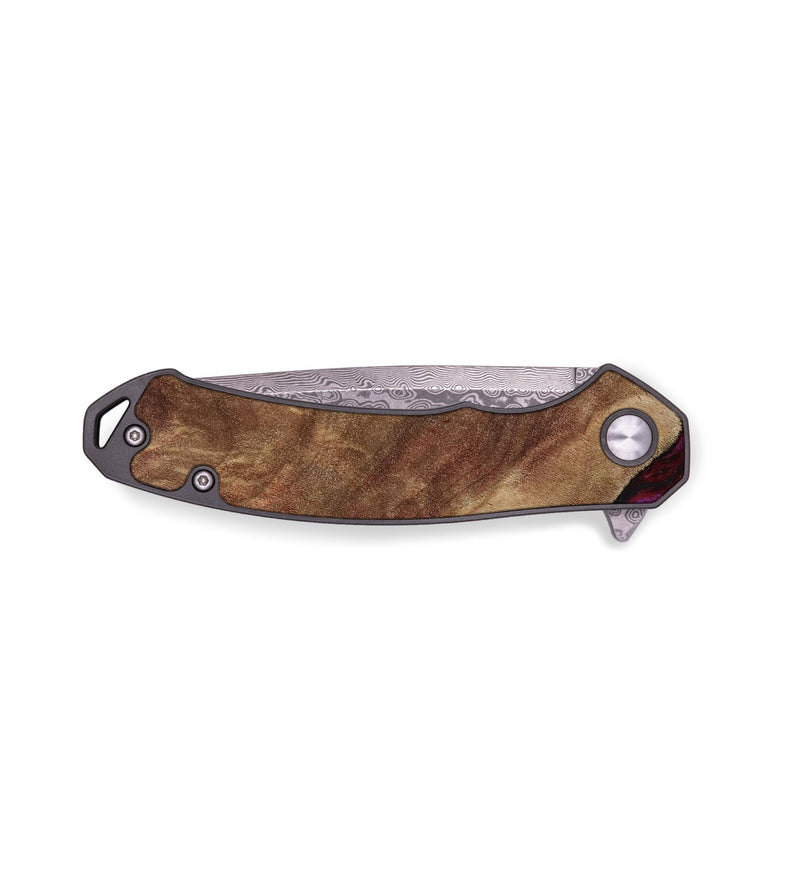 EDC Wood Pocket Knife - Dino (Red, 797177)