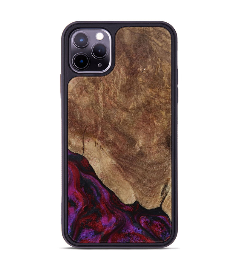 iPhone 11 Pro Max Wood Phone Case - Dino (Red, 797177)