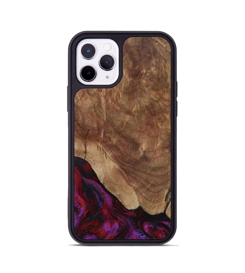 iPhone 11 Pro Wood Phone Case - Dino (Red, 797177)